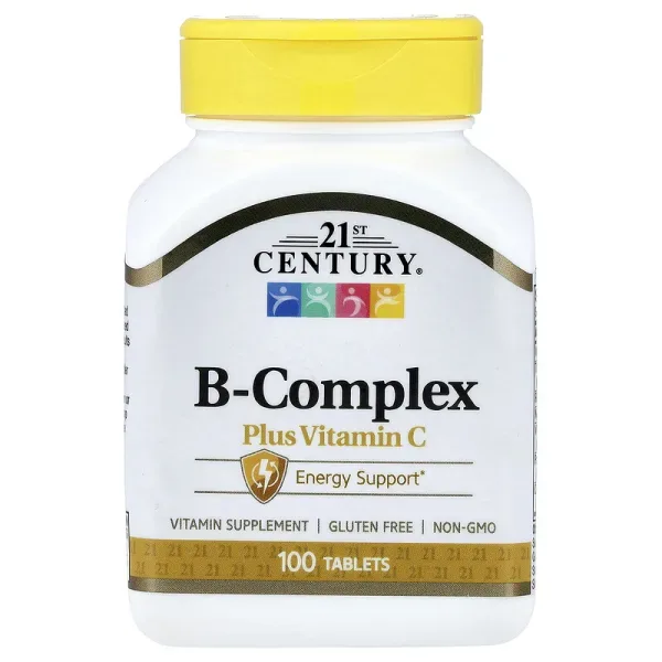 B-Complex plus Vitamin C, 100 Tablets
