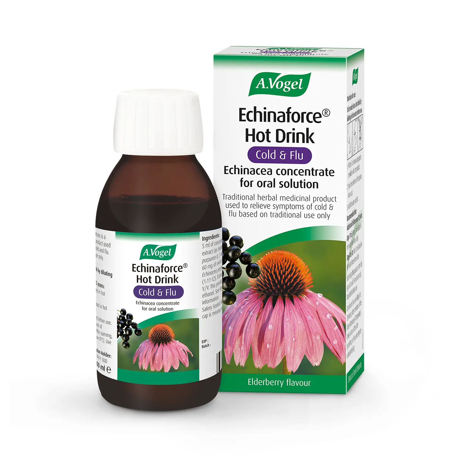 Echinaforce Echinacea Hot Drink with Elderberry 100ml