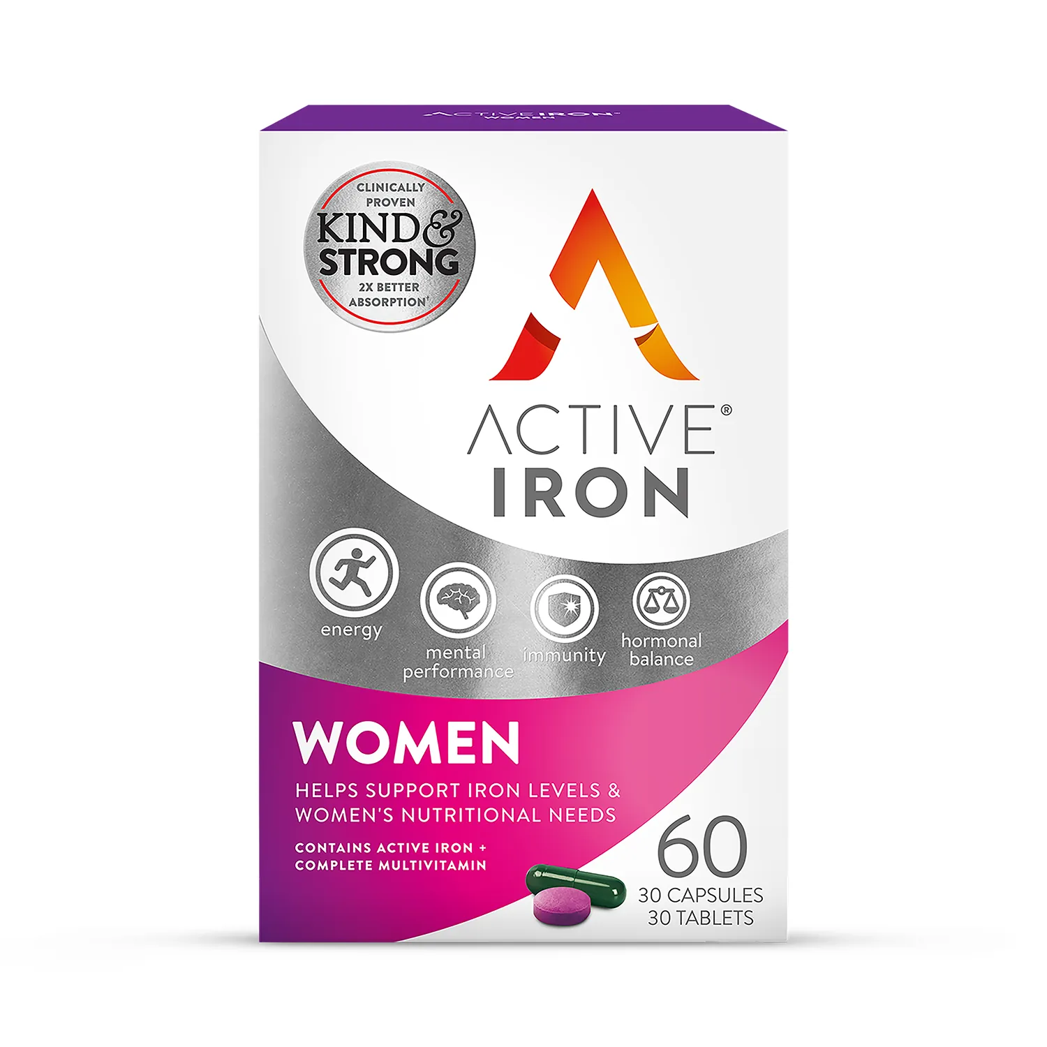 Active Iron for Women 60 Capsules