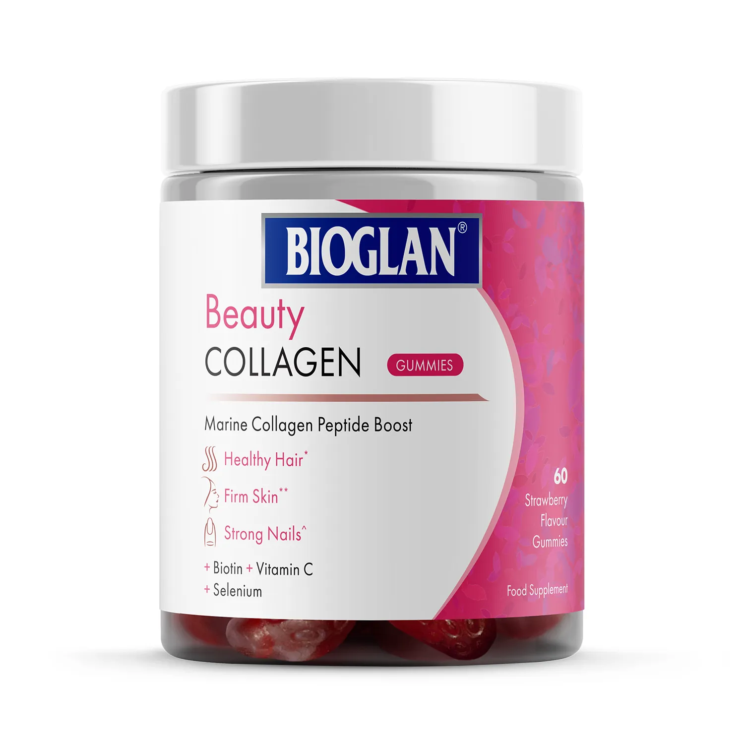 Beauty Collagen 60 Strawberry Gummies