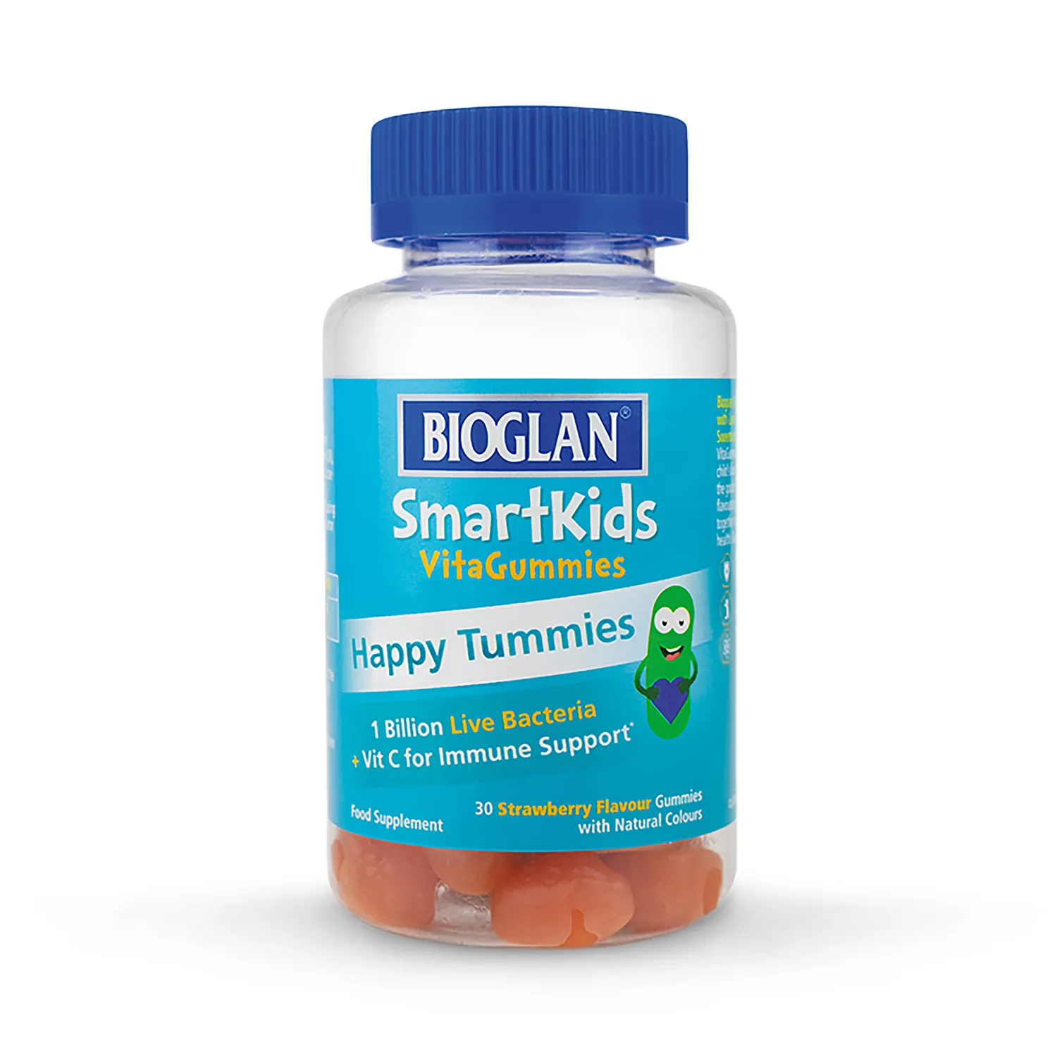 SmartKids Happy Tummies 30 Strawberry Flavour Gummies