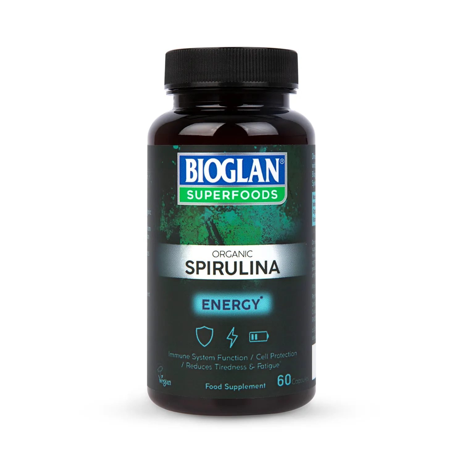 Organic Spirulina 60 Capsules