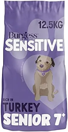 Dry Senior Dog Food 7+ Rich in Turkey, 12.5 kg