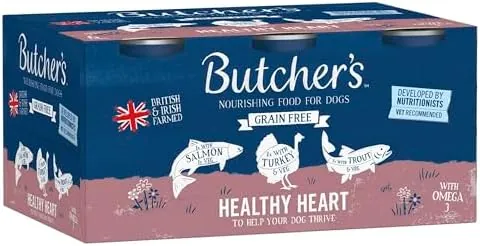 BUTCHER'S Healthy Heart Dog Food Tins, 6 x 390 g
