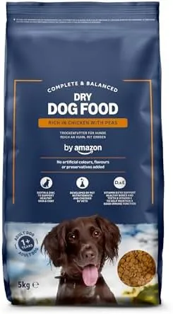 Complete Dry Dog Food for Adult Dogs, Rich in Chicken with Peas, 1 Pack of 5kg
