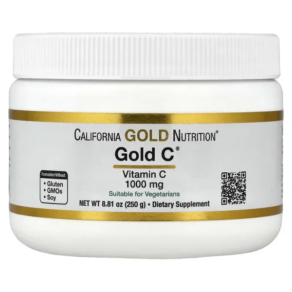 Gold C Powder, Vitamin C, 1,000 mg, 8.81 oz (250 g)