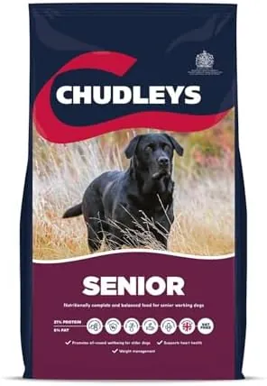 Chudleys Senior Complete Dry Dog Food with Chicken, Oats, Rice & Vegetables, 14 kg