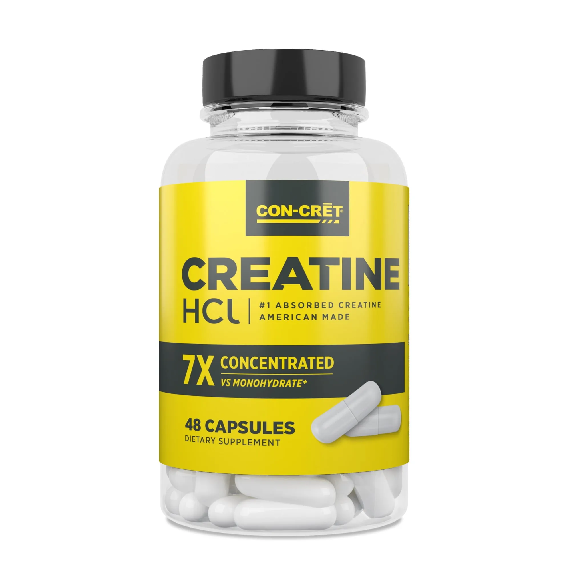 Con-Cret Creatine HCl Capsules 48 Count