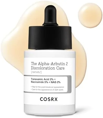 COSRX Alpha-Arbutin 2% Discoloration Serum with Tranexamic Acid 3% Anti-pigmentation Serum for Face with Niacinamide, Blemish Control, Dark Spot Corrector for Even Skin Tone Korean Skincare 50ml