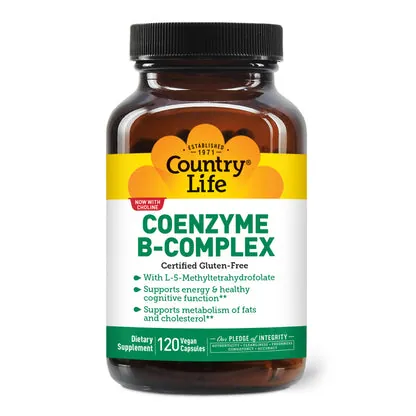 Country Life Coenzyme B-Complex Capsules 120 Count
