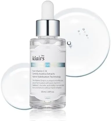 DearKlairs DearKlairs Freshly Juiced Vitamin Drop, 5% Hypoallergenic pure vitamin C serum, 1.18oz