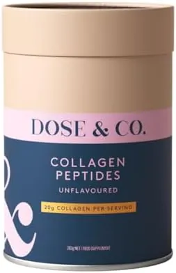 Dose & Co Pure Collagen Peptides Powder – Unflavoured, 283g