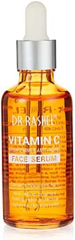 dr rashel Vitamin C Face Serum - Hyaluronic Acid, Brightening, Anti Wrinkle and Anti Aging, Dark Circle, Fine Lines and Sun damage – Restore&Boost Face serum- 1.69 oz