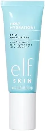 e.l.f. SKIN Daily Hydration Moisturiser, Ultra Hydrating Formula, Infused With Aloe, Jojoba Oil & Shea Butter