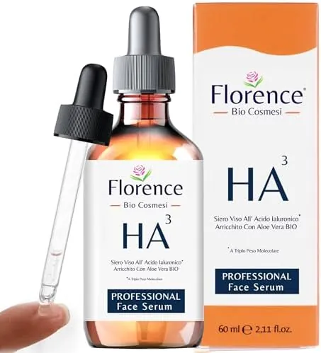2.11 oz. Organic Hyaluronic Acid Face Serum. Anti-Aging Moisturizer for Hydrating, Brightening, Plumping & Smoothing Skin.With Niacinamide, B5 & Vitamin C for All Skin Types