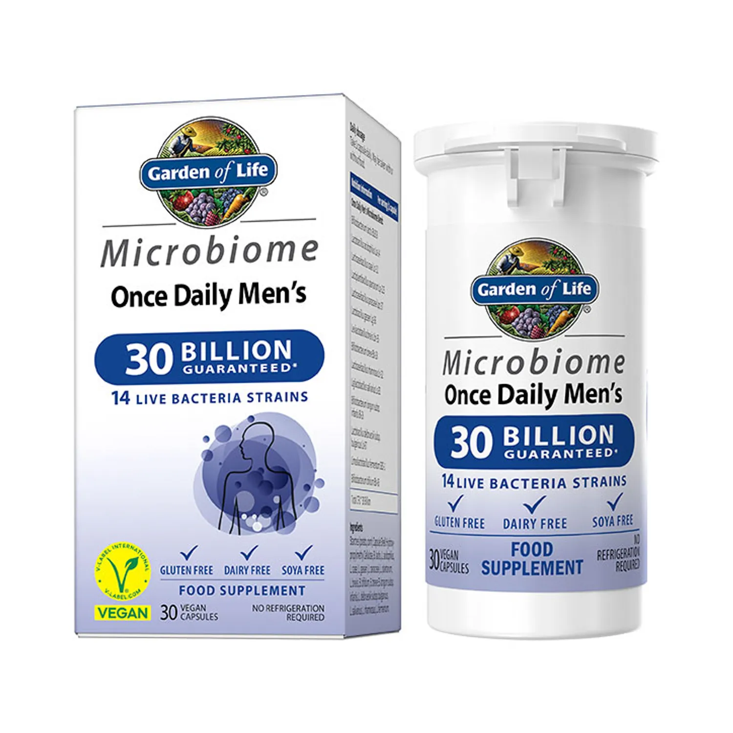 Microbiome Once Daily Mens 30 Capsules