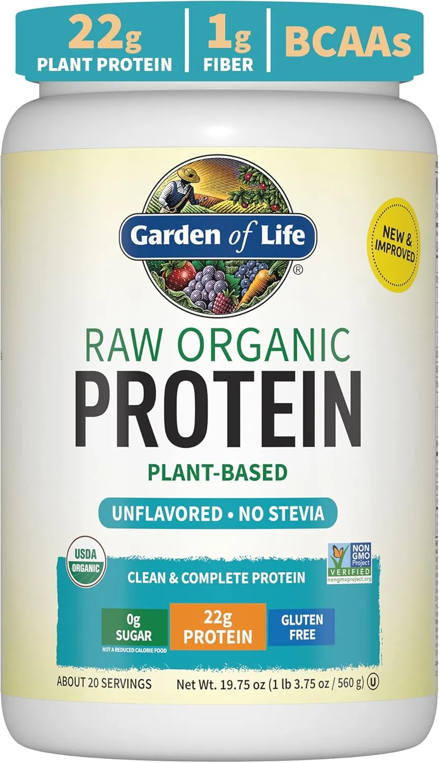 Garden of Life Raw Organic Protein Unflavoured 560g