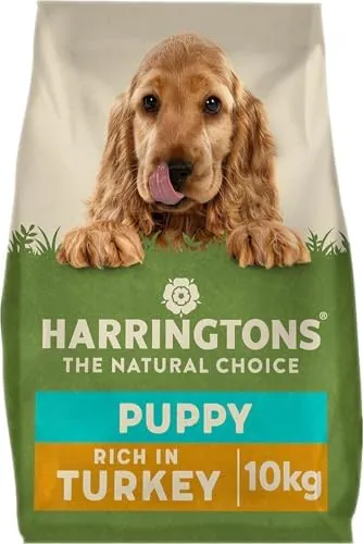 Harringtons Complete Puppy Dry Dog Food Turkey & Rice 10kg - Made with All Natural Ingredients