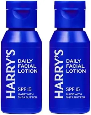 Harry's Face Lotion - SPF Face Moisturizer, Gentle Formula, 50ml, Pack of 2