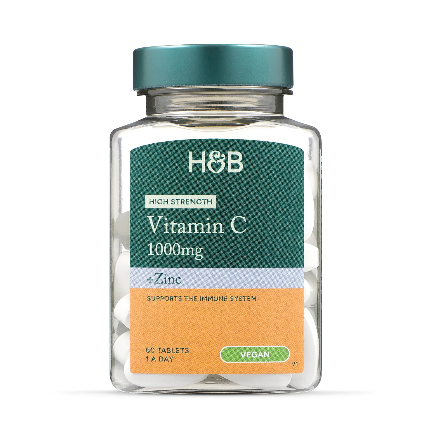 Vitamin C & Zinc 60 Tablets