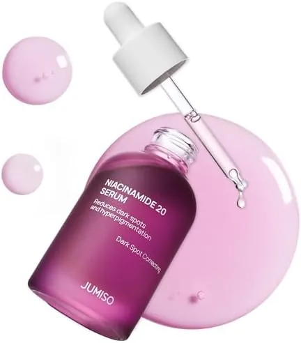 JUMISO Niacinamide Serum 20, Korean Face Serum with Glutathione, Tranexamic Acid TXA and Centella Complex, Reduces Pigmentation, Uneven Skin Tone, Pore Care for Skin