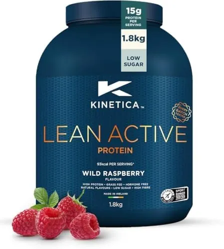 Kinetica Sports Lean Active Protein Powder - Wild Raspberry Flavour