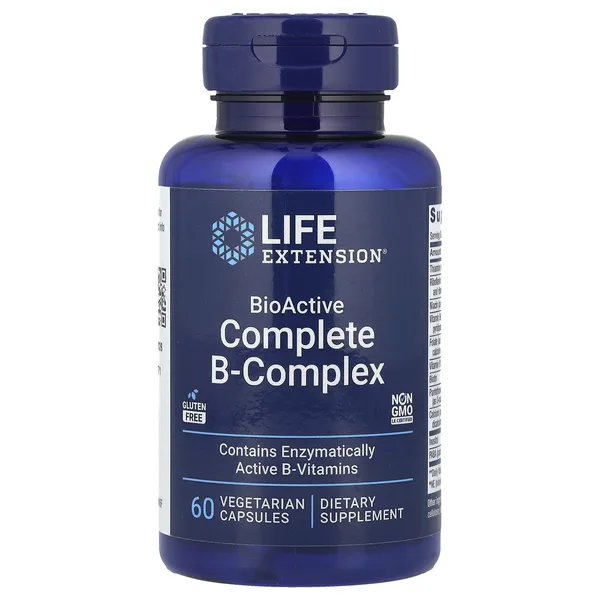 BioActive Complete B-Complex, 60 Vegetarian Capsules