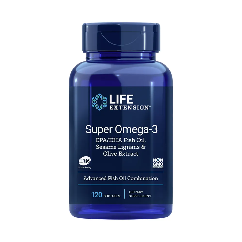 Life Extension Super Omega-3 EPA/DHA 120 Softgels