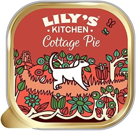 Lily's Kitchen Natural Adult Wet Dog Food Tray Cottage Pie Grain-Free Recipe 10 x 150g