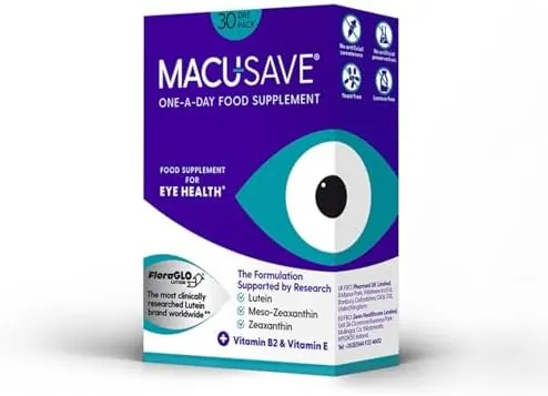 Eye Supplement for Macular Health with Meso-Zeaxanthin/Lutein and Zeaxanthin - Pack of 30 Capsules