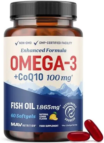 Omega 3 Fish Oil + Co Q10
