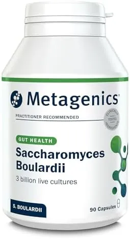 Saccharomyces Boulardii 3 Billion - Travel Gut Support Supplement - No Refrigeration Required - 90 Capsules