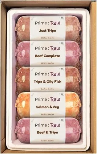 RAW DIRECT Prime Raw Frozen BARF Dog Food – 454g Rolls