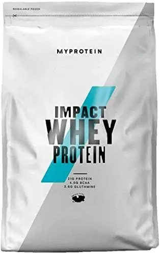 Myprotein Impact Whey Protein Powder. Muscle Building Supplements for Everyday Workout with Essential Amino Acid and Glutamine. Vegetarian, Low Fat and Carb Content - Chocolate Peanut Butter, 1kg