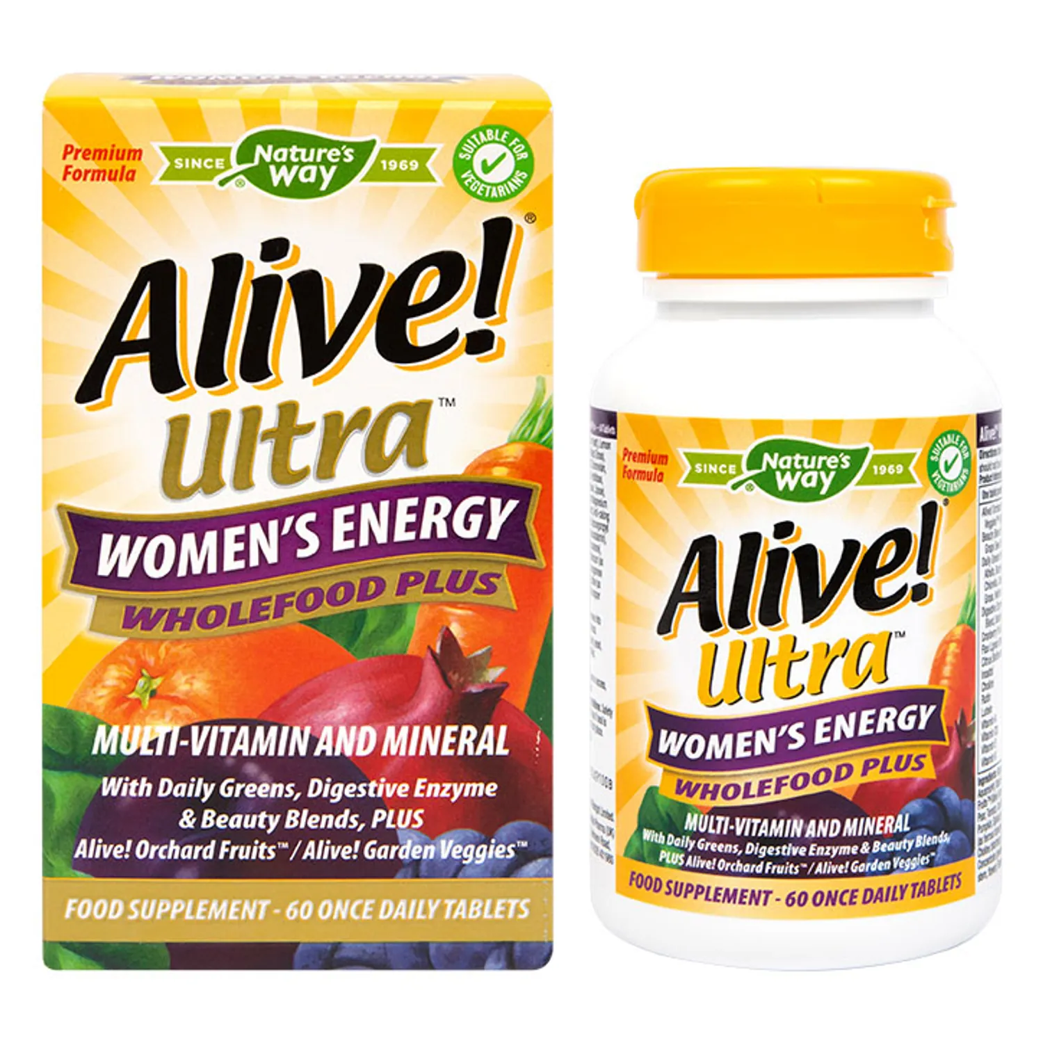 Alive! Women’s Ultra Energy Multi Vitamin & Energy 60 Tablets