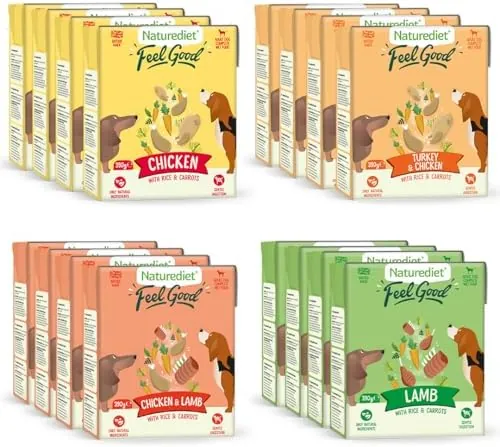 NATUREDIET Feel Good Selection Pack Complete Wet Food, 390g (Pack of 16) Packaging may vary