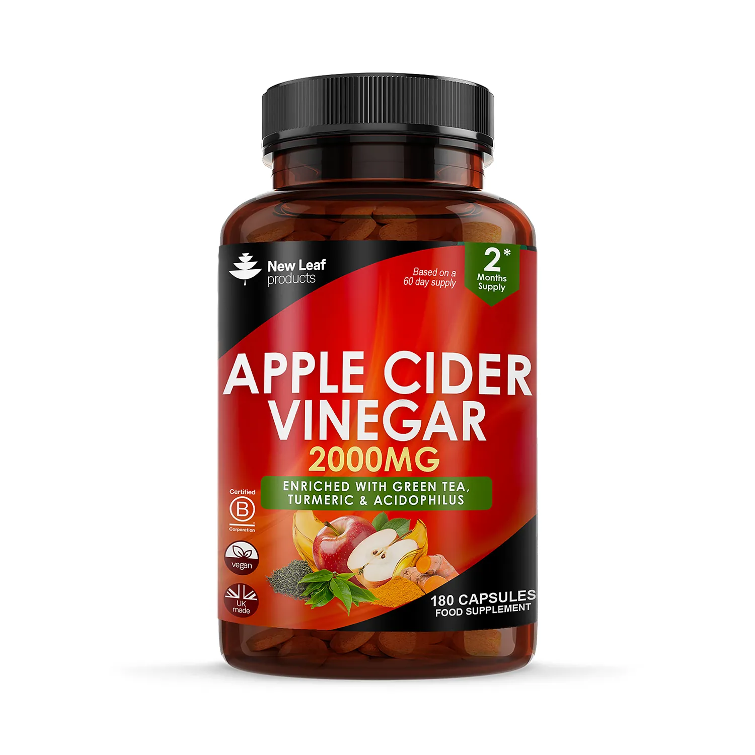 Apple Cider Vinegar Capsules 180 capsules