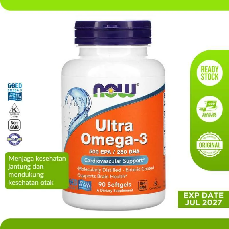 NOW Foods Ultra Omega-3 500 EPA / 250 DHA