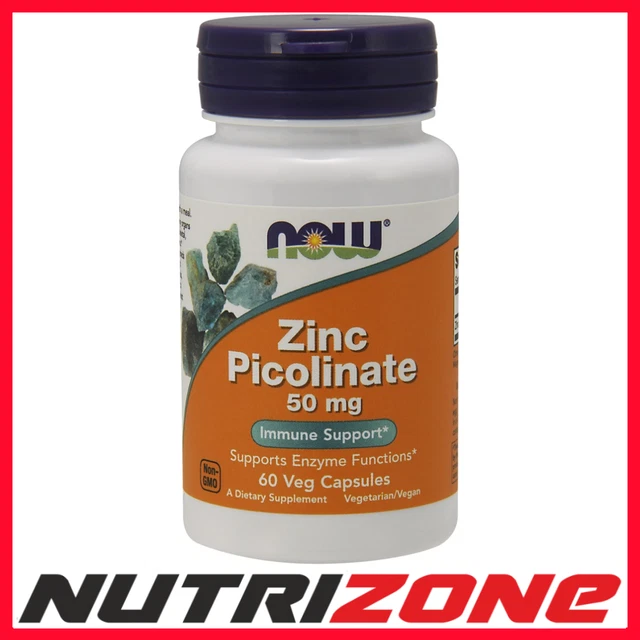 NOW Foods Zinc Picolinate 50mg