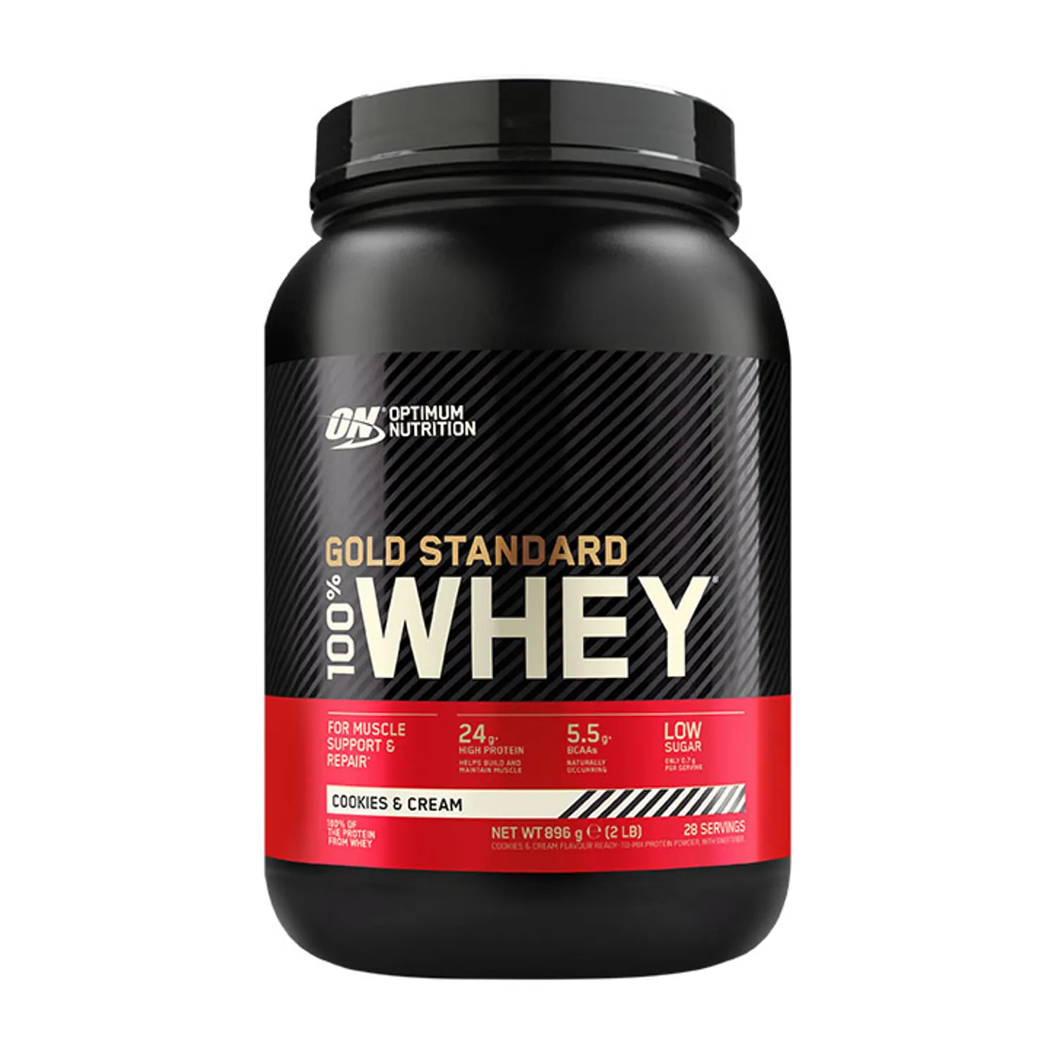 Gold Standard 100% Whey Protein Cookies & Cream 896g