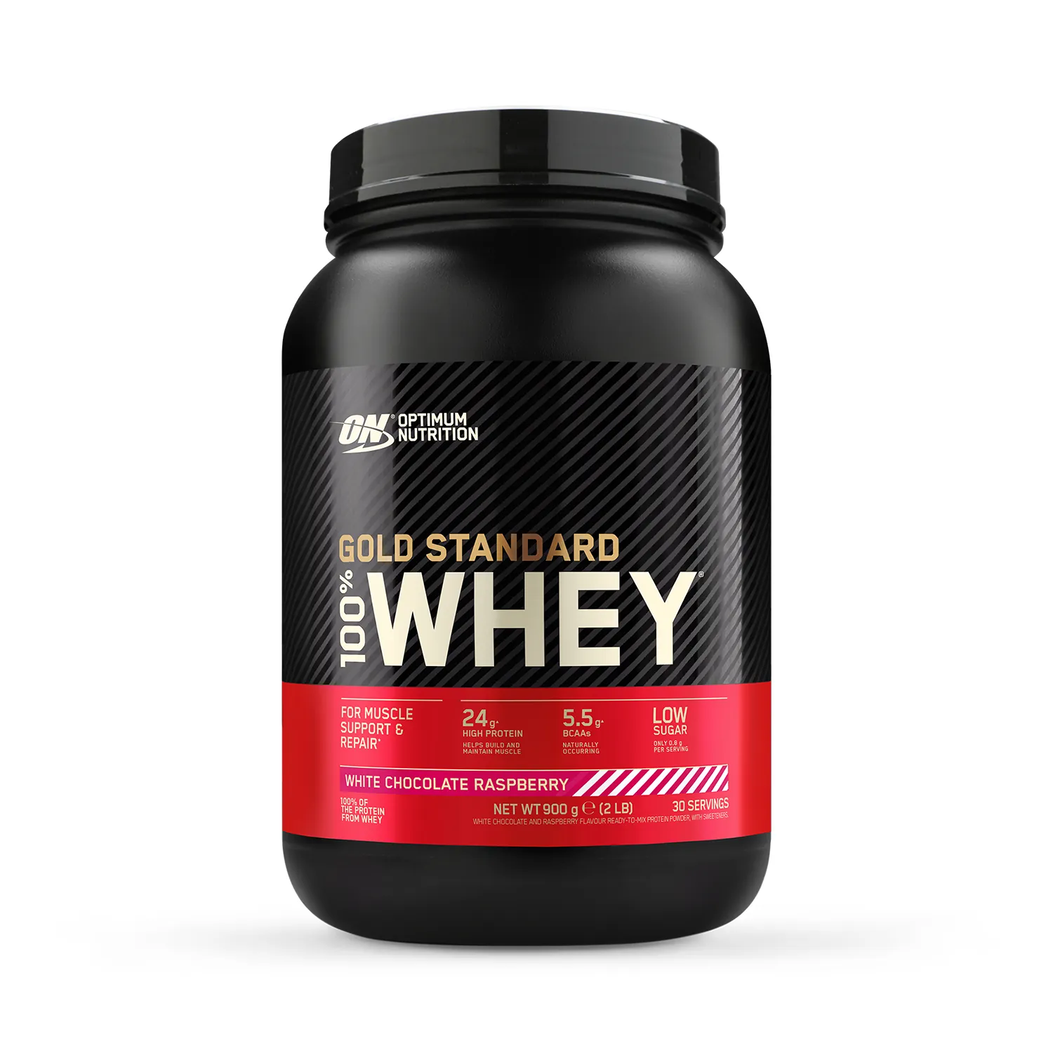 Gold Standard 100% Whey Protein White Chocolate & Raspberry 900g