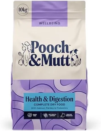 Health & Digestion, Complete Dry Dog Food (Grain Free), Salmon and Sweet Potato, 10kg