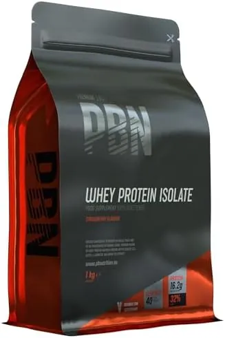 PBN - Premium Body Nutrition - Whey-Isolate Protein Powder, 1kg, Strawberry - 33 Servings