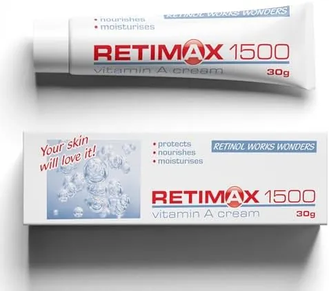 1500 Vitamin A, Retinol, Protective Ointment, Anti-Ageing Anti-Wrinkles Cream for Sensitive & Dehydrated Skin - 30g