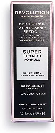 Revolution Skincare London, Smoothing Serum with 0.5% Retinol and Rose Hip Seed Oil 30ml