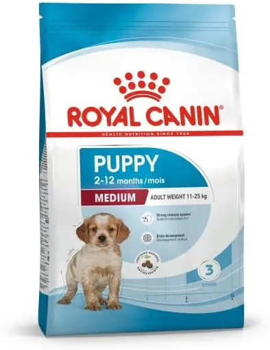 Royal Canin Puppy Food - Medium - Dog Food - Dry Kibble for Medium Size Breed Dogs - Science Diet - Tailored Nutrition - 3kg