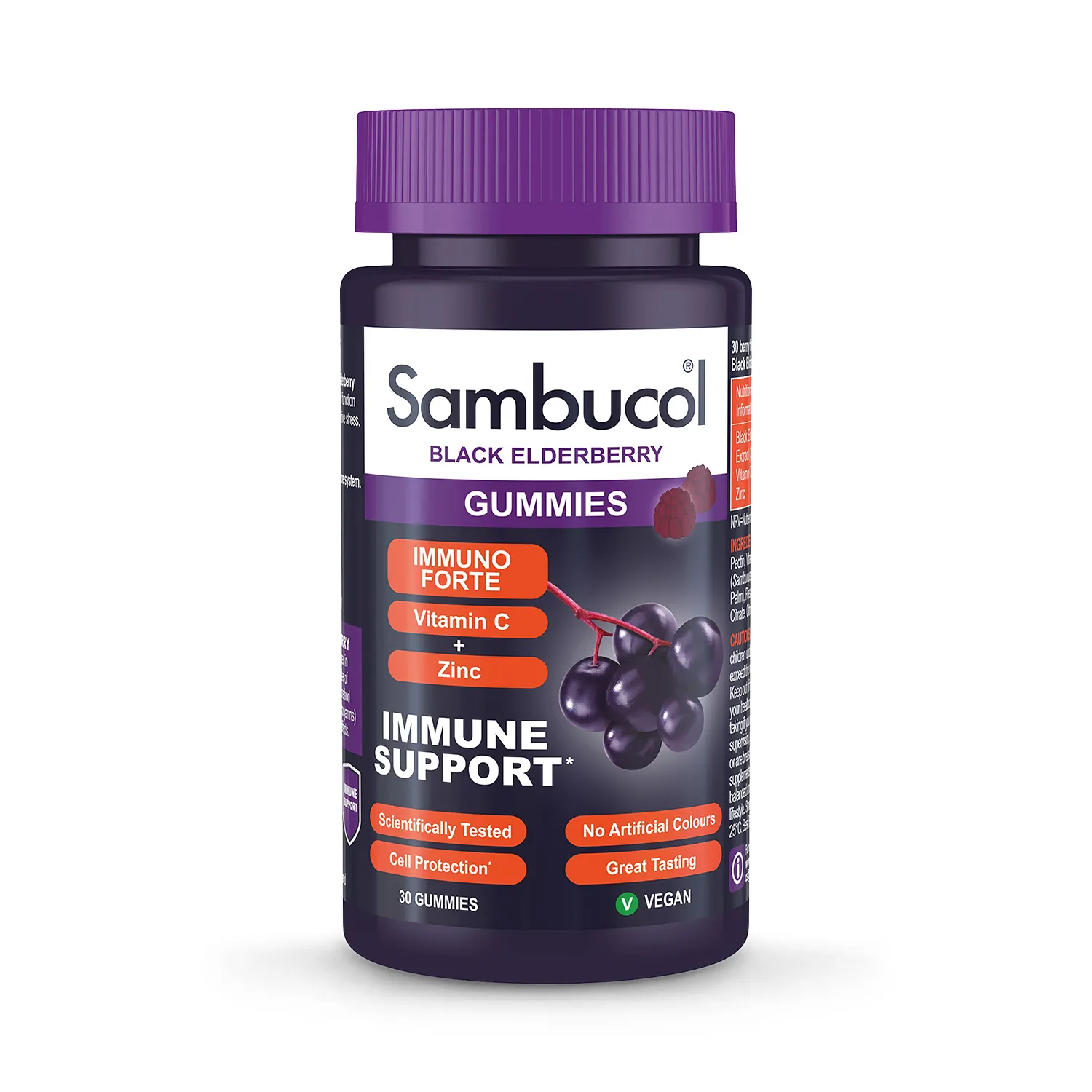 Immuno Forte Black Elderberry 30 Gummies