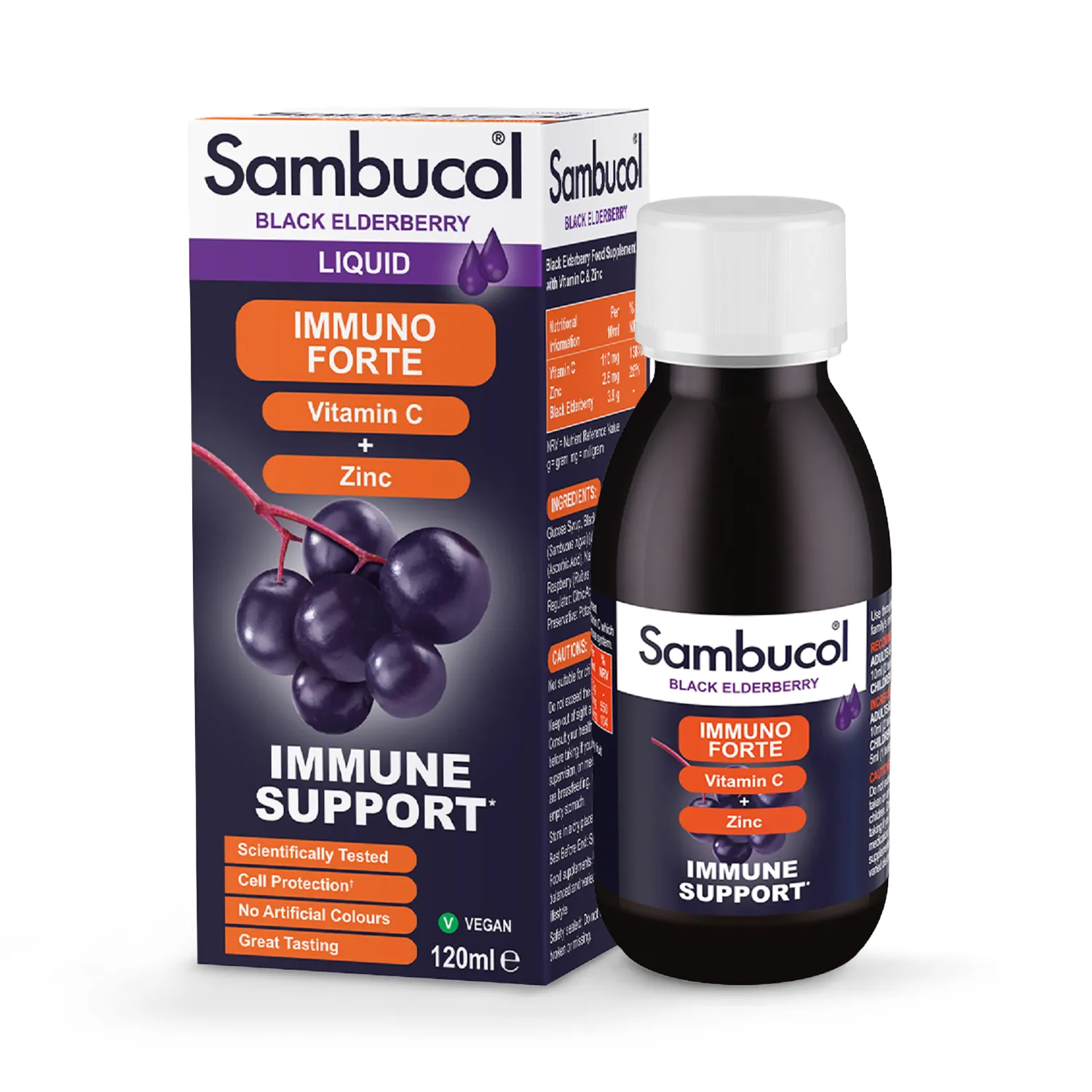 Immuno Forte Black Elderberry Formula 120ml