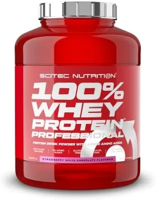 Scitec Nutrition 100% Whey Professional Protein Powder - 2350g, Strawberry White Chocolate