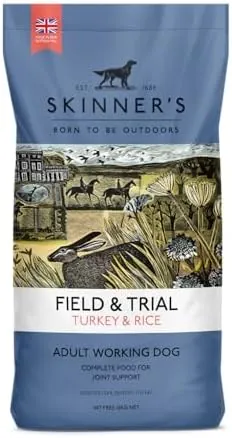 Skinners Field & Trial Turkey & Rice, Complete Dry Adult Dog Food, Sensitive, Contains Joint Aid, 15kg